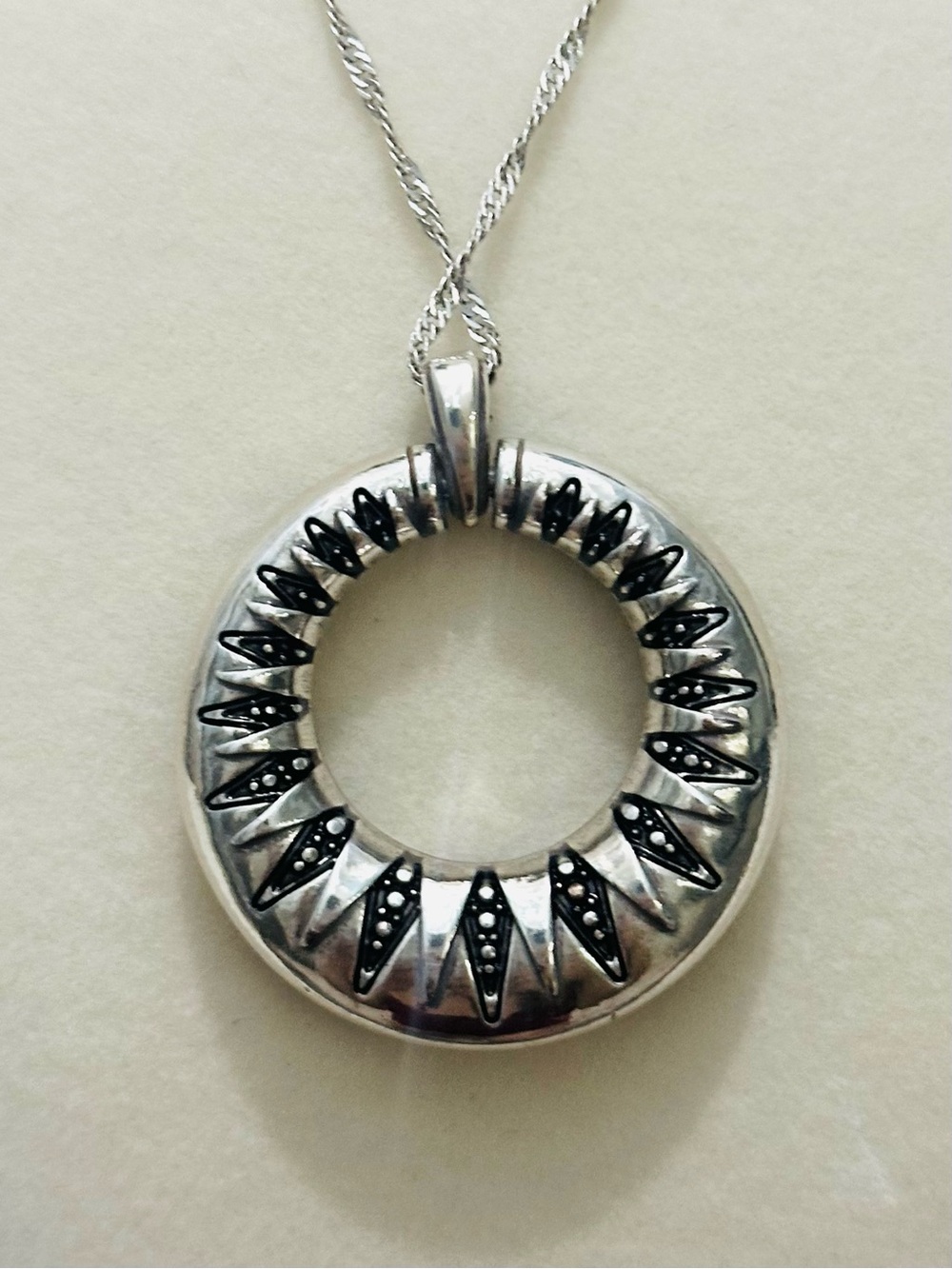 Brighton Crystal Passage Ring Necklace - Picture 2 of 4